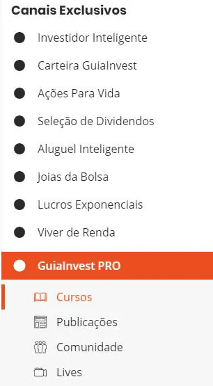 Canal Guiainvest PRO.